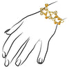 Icona Golden Quartz, Pearl & Diamond Bracelet in Sterling Silver Plated with Gold