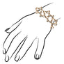 Icona Pearl & Diamond Bracelet in Sterling Silver Plated with Rose Gold
