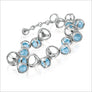 Icona Blue Quartz Bracelet in Sterling Silver