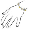 Icona Golden Quartz & Pearl Bracelet in Sterling Silver