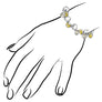 Icona Golden Quartz & Pearl Bracelet in Sterling Silver