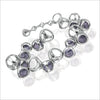 Icona Amethyst Bracelet in Sterling Silver