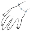 Icona Aquamarine Bracelet in Sterling Silver