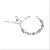 Triadra 18K White Gold & Diamond Bracelet with Rubellite and Moonstone