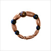 Sahara Wood Bracelet in Sterling Silver plated with 18k Rose Gold
