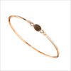 Lolita Rose & Smoky Quartz Bangle in Sterling Silver