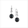 Icona Tigers Eye Drop Earrings in Sterling Silver