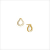 Fiamma 18K Yellow Gold & Diamond Stud Earrings