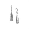Ricamo Sterling Silver Earrings with Diamonds