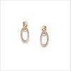 Nodo 18K Rose Gold & Diamond Earrings