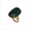 Couture 18K Gold & Tourmaline Ring with Diamonds