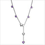 Icona Sterling Silver & Amethyst Lariat