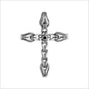 Men's Centauro Sterling Silver & Black Onyx Cross (Pendant Only)