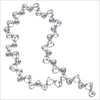 Icona Amethyst Necklace in Sterling Silver