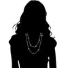 Icona Amethyst 42" Necklace in Sterling Silver