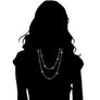 Icona Amethyst 42" Necklace in Sterling Silver