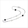 Icona Tigers Eye & Pearl 18" Necklace in Sterling Silver
