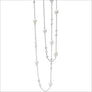 Icona Pearl 42" Necklace in Sterling Silver