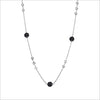 Icona Sterling Silver 32" Necklace with Black Onyx