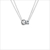 Linked By Love Sterling Silver Small Necklace