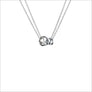 Linked By Love Sterling Silver Small Necklace