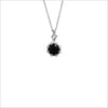 Icona Black Onyx Small Sterling Silver Necklace