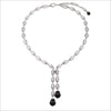 Triadra 18K Gold & Black Onyx Necklace with Diamonds