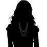 Diamanté 18K Yellow Gold Plated & Sterling Silver 42" Necklace