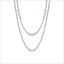 Diamanté 18K Yellow Gold Plated & Sterling Silver 42" Necklace
