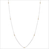 Diamanté 18K Gold & Silver 42" Necklace