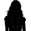 Diamanté 18K Gold & Silver 42" Necklace