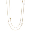 Eterno 18K Yellow and White Gold & Diamond 42" Necklace