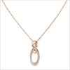 Nodo 18K Rose Gold & Diamond Necklace