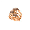 Lolita Smoky Quartz Ring in Sterling Silver plated with 18k Rose Gold