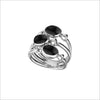 Lolita Black Onyx Ring in Sterling Silver