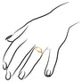 Allegra 18K Yellow Gold Stackable Ring