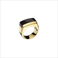 FALCO Men's 18K Yellow Gold & Black Onyx Ring