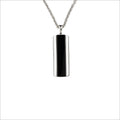 FALCO Men's 18K White Gold & Black Onyx Pendant with Necklace