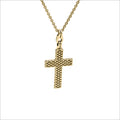 Men's FALCO 18K Yellow Gold Cross