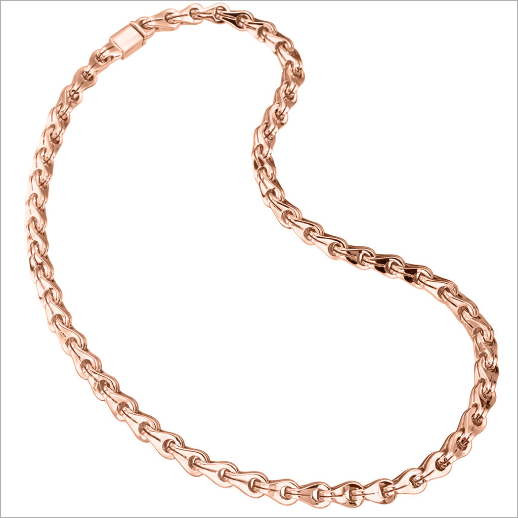 FALCO Men's 18K Rose Gold 5mm Necklace