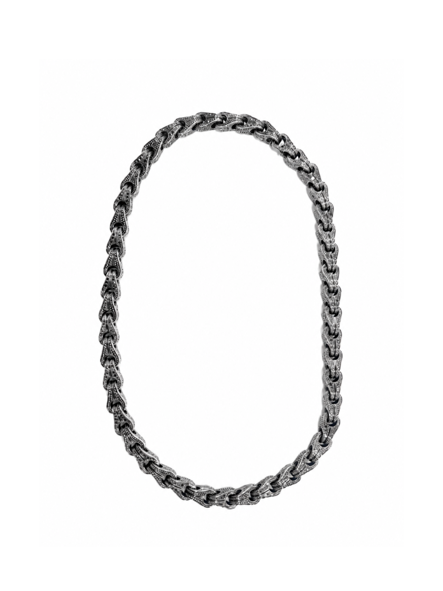 Di MODOLO MEN'S BLK 10MM CHAIN BLK DIA 15.85 NECKLACE