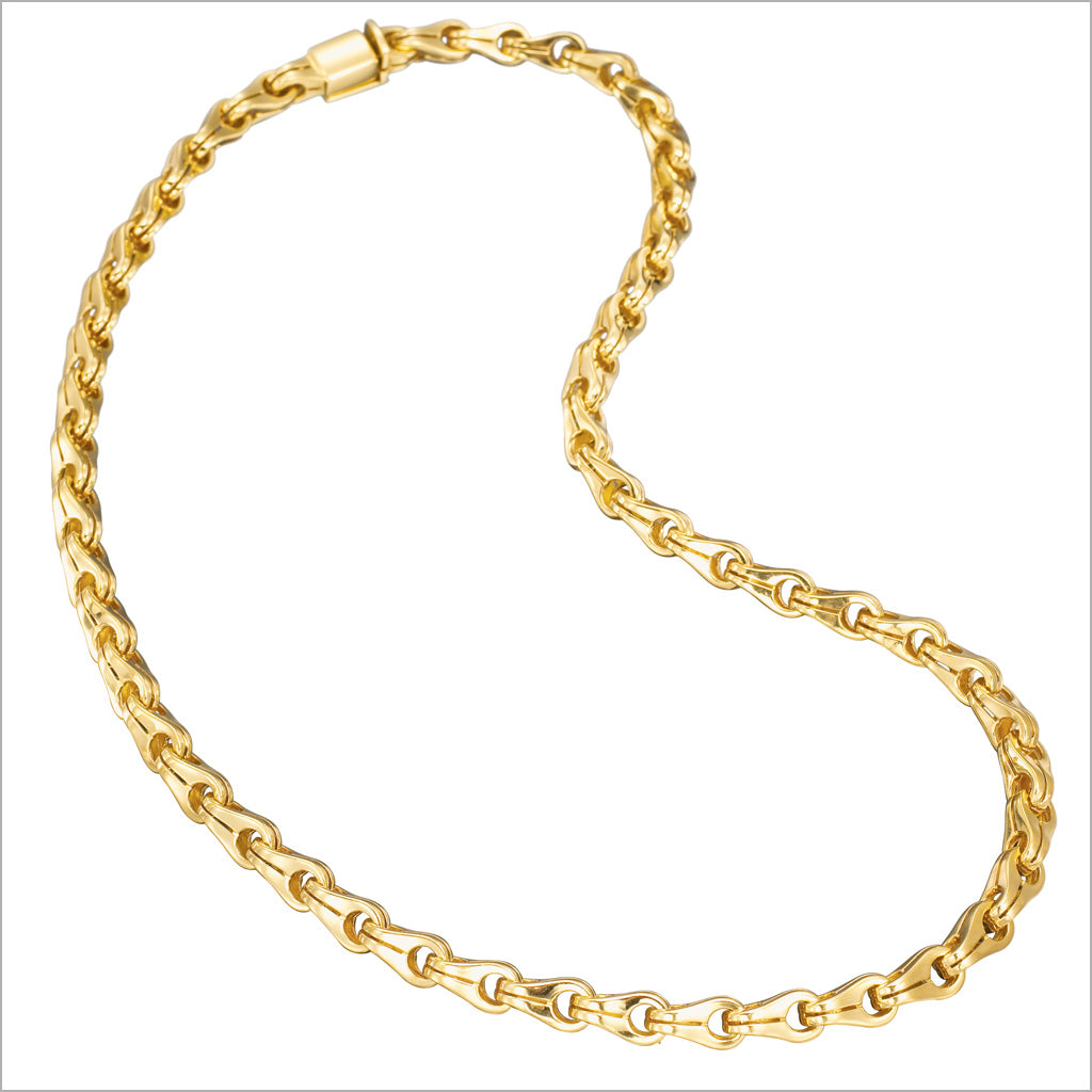 FALCO Men's 18K Yellow Gold 8mm Necklace