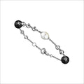 Icona Tigers Eye & Pearl Bracelet in Sterling Silver