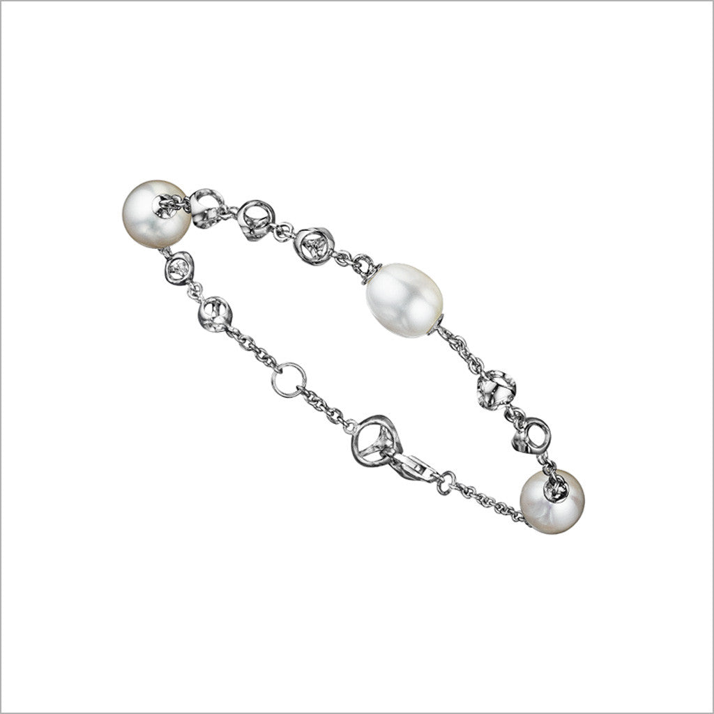Icona Pearl Bracelet in Sterling Silver