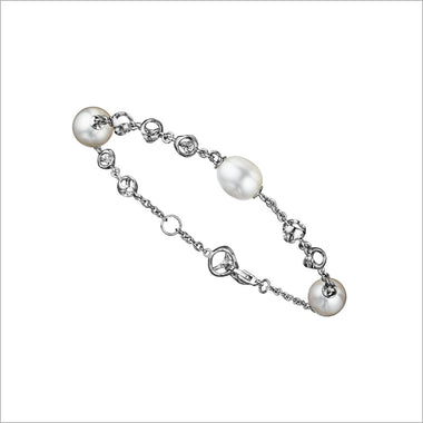 Icona Pearl Bracelet in Sterling Silver