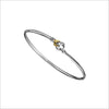 Linked By Love Silver & Gold Bangle