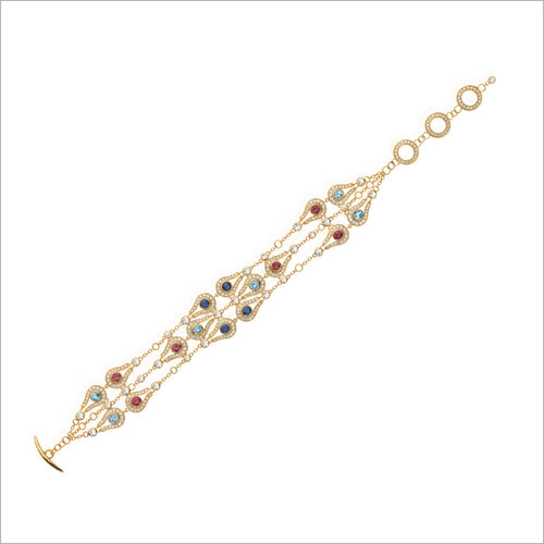 Fiamma 18K Yellow Gold & Multi-Stone Bracelet with Diamonds