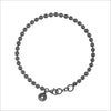 Diamanté Bracelet in Sterling Silver plated with Black Rhodium
