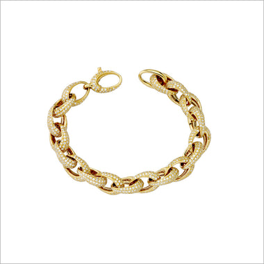 Tempia 18K Yellow Gold & Diamond Bracelet
