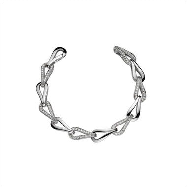 Fiamma 18K White Gold & Diamond Bracelet